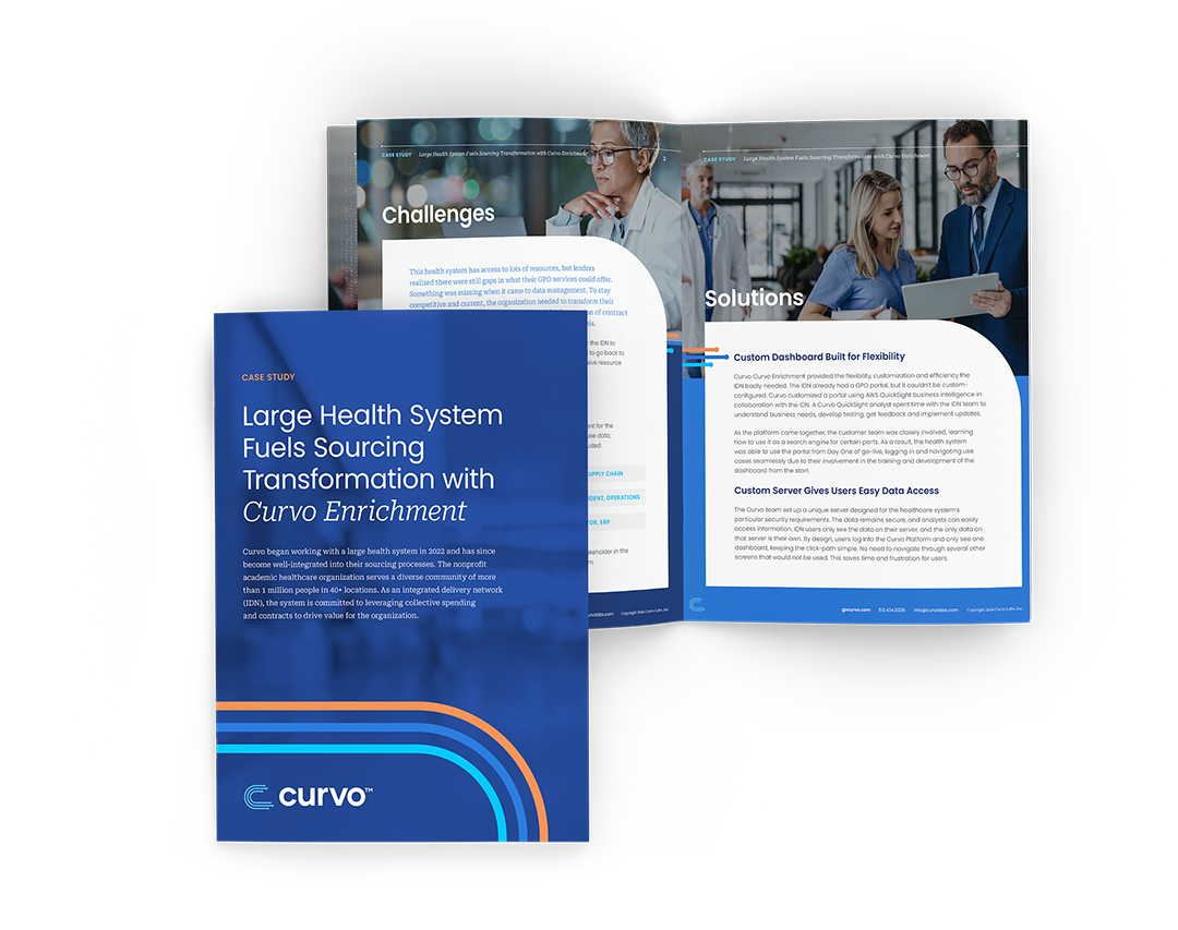 Large Health System Fuels Sourcing Transformation with Data-as-a-Service